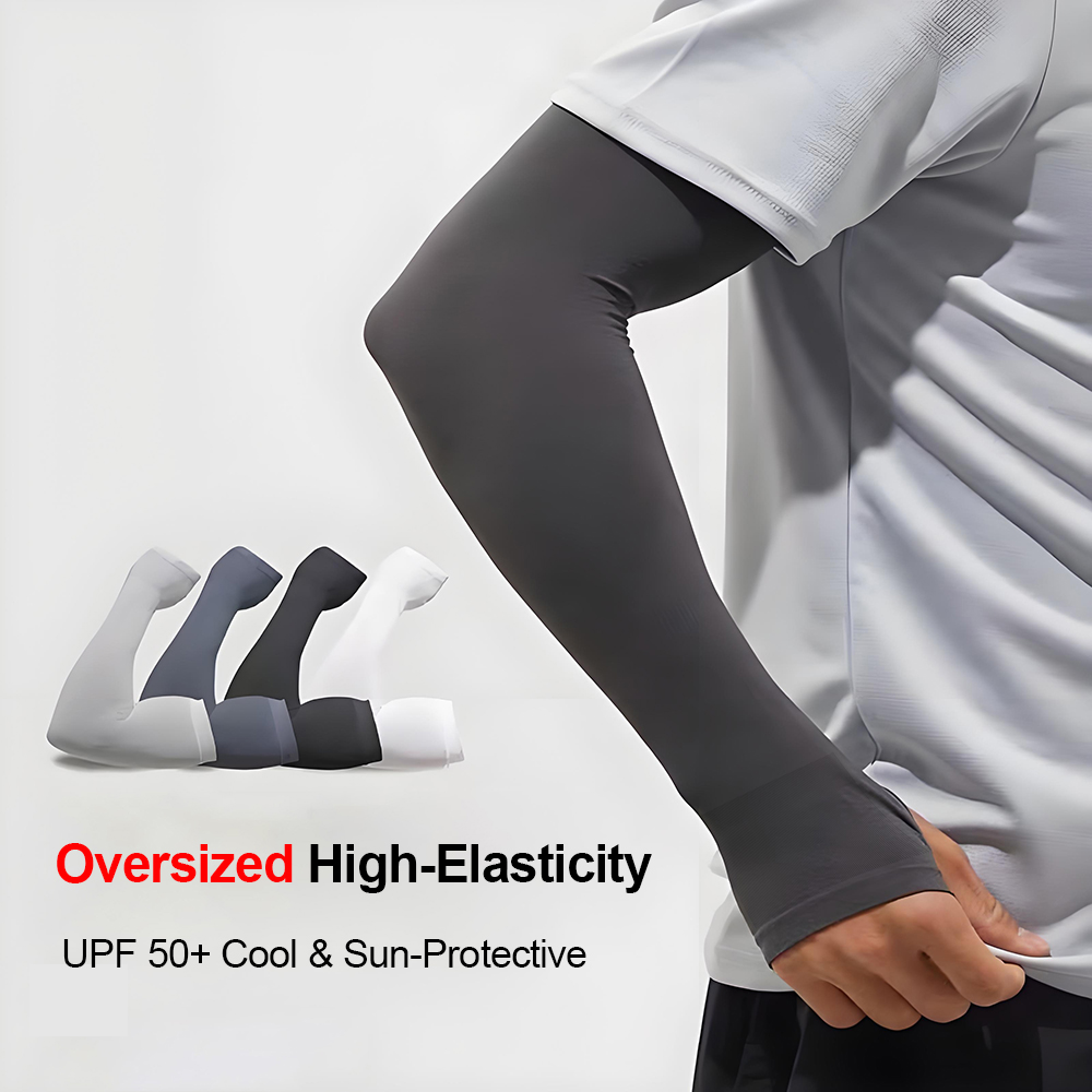 Cycling Arm Warmers - Plus Size Heren Armmouwen Fietsen UV-bescherming