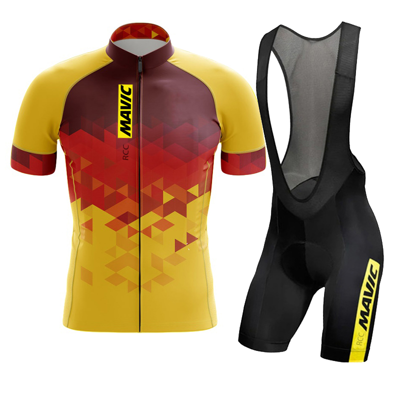 Cycling Bib Shorts - 2024 Mavic Fietssets Met Korte Mouwen