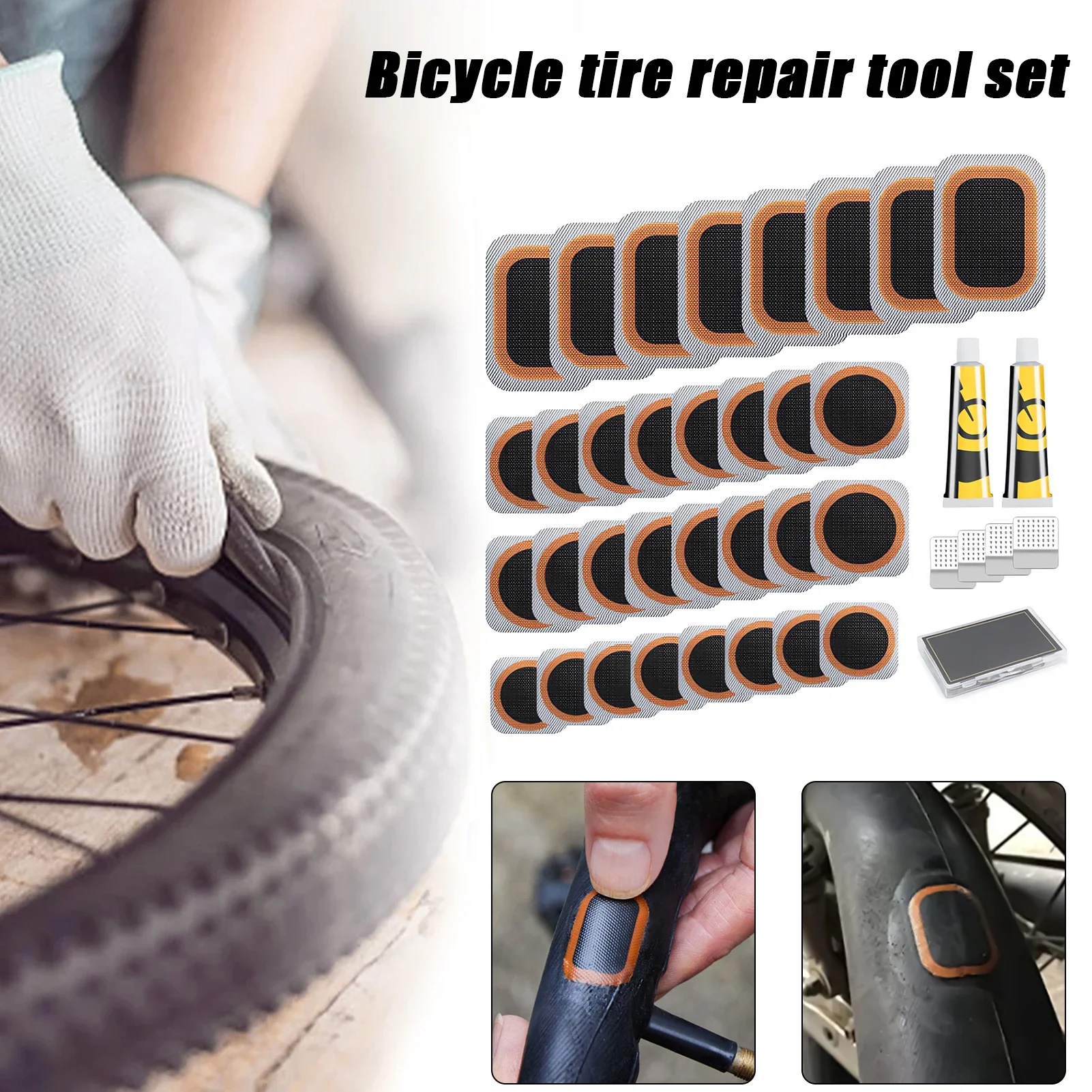 Bike Tube Repair Kit - 2026-fietsbandreparatieset, handig om mee te nemen