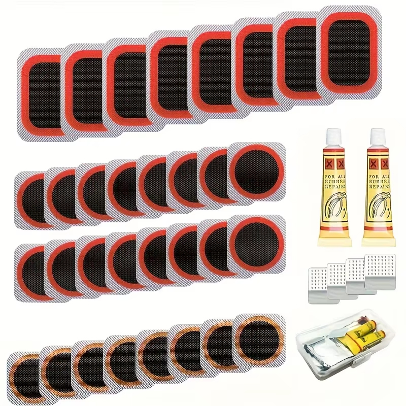 Bike Tube Repair Kit - 39-delige reparatieset voor fietsbanden - lekke