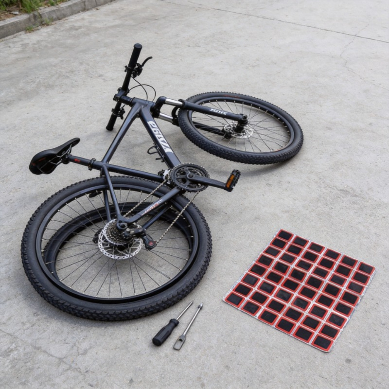 Bike Tube Repair Kit - 25mm Fiets Rubberen Lekplakkers Fietsband Binnenband
