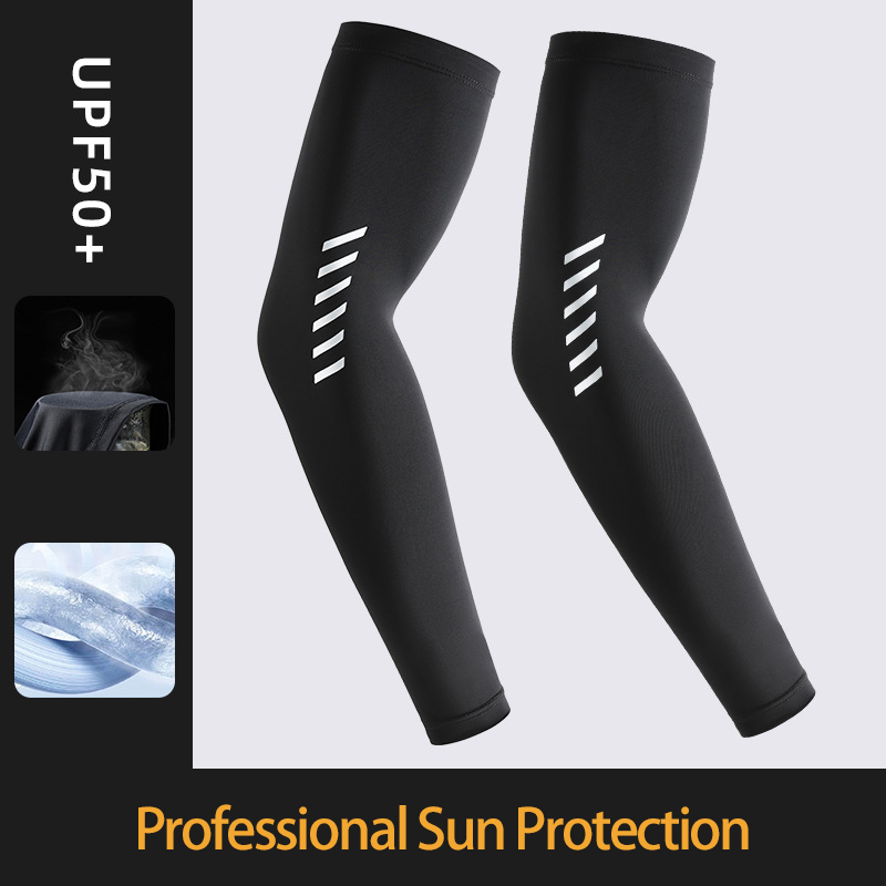 Cycling Arm Warmers - Zomer Heren Fietsmouwen Zonbescherming Ijs Zijde