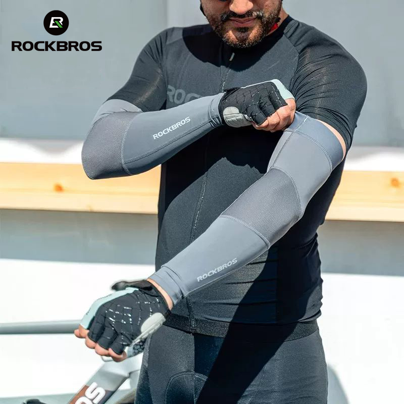 Cycling Arm Warmers - ROCKBROS Zomer Arm Sleeves IJsstof Koel