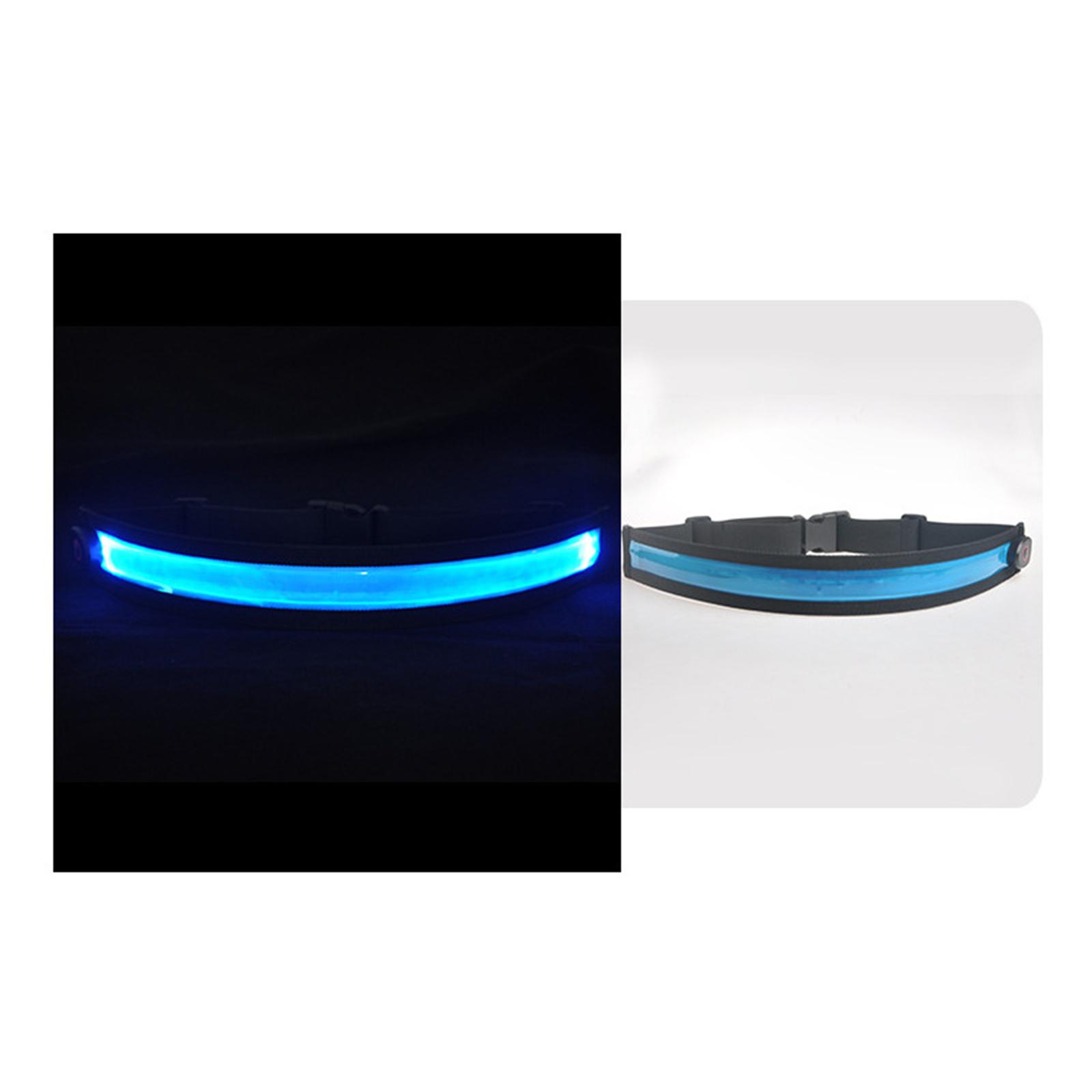 Cycling Visibility Gear - USB-oplaadbare reflecterende riem, lichtgevende veiligheidsuitrusting voor