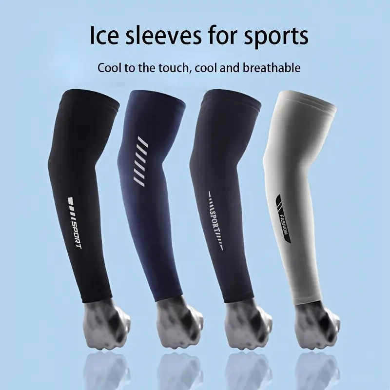 Cycling Arm Warmers - Ijs Zijde Mouw UV-bescherming Fietsen Mouw