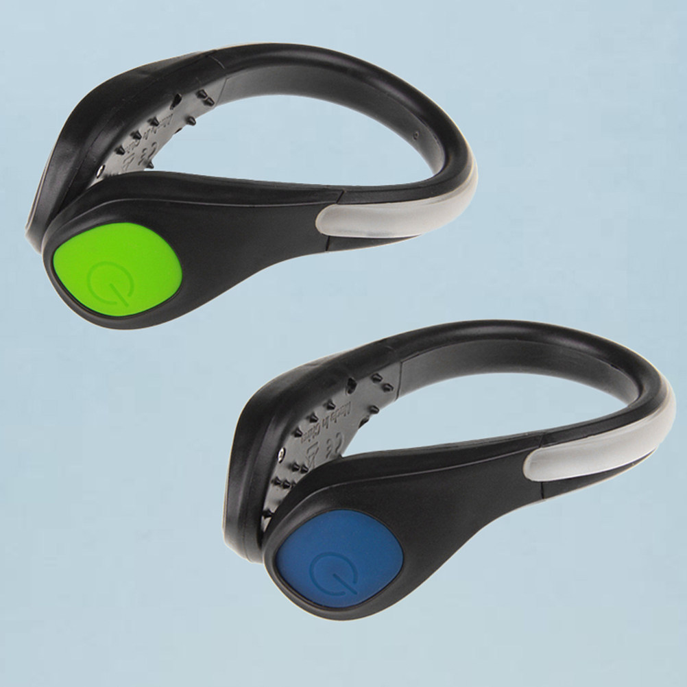 Cycling Visibility Gear - 2 stuks LED-flitsschoenlichtclips Nachtloopveiligheidsuitrusting Zichtbare heldere