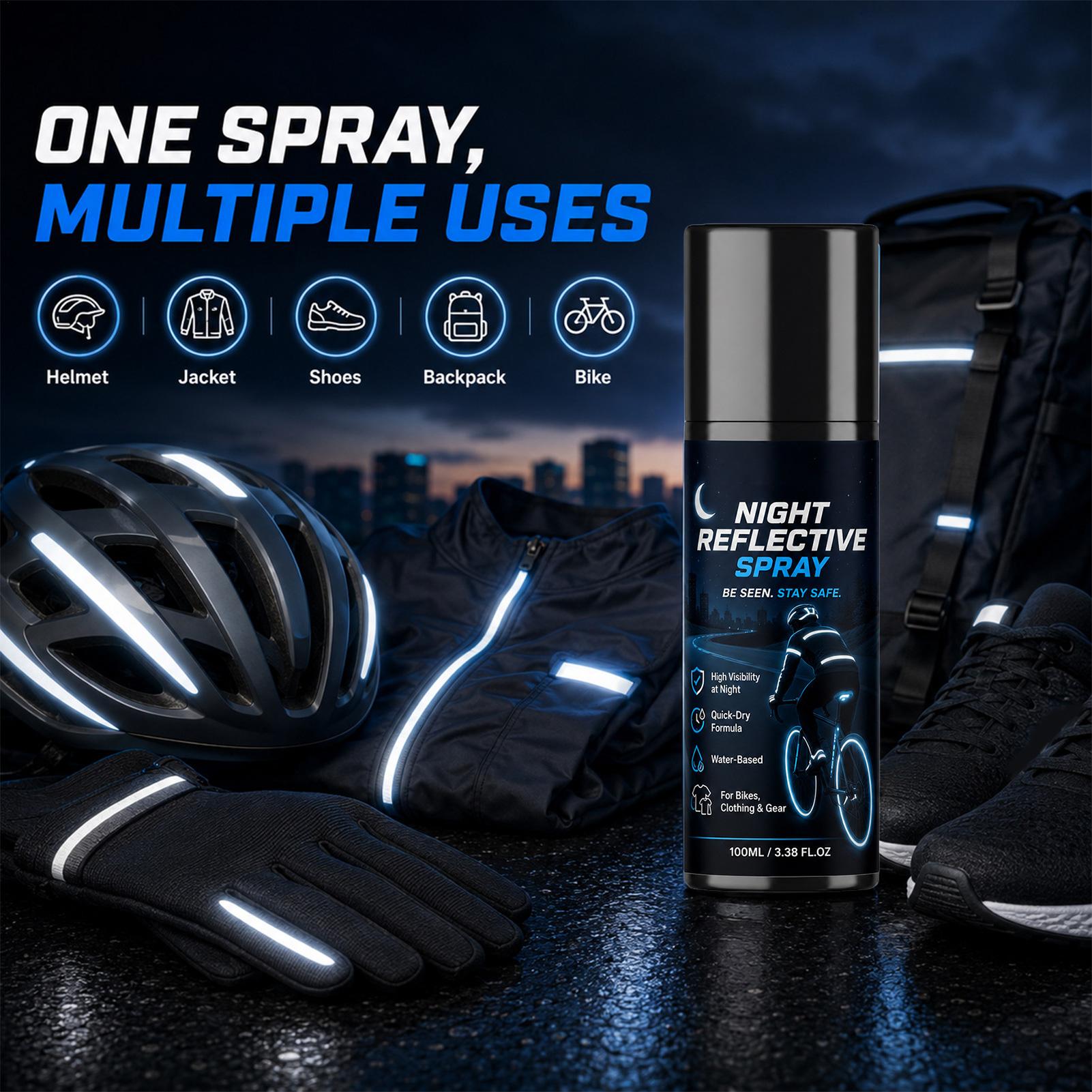 100 ml nachts zichtbare reflec - Cycling Visibility Gear recensie en prijs