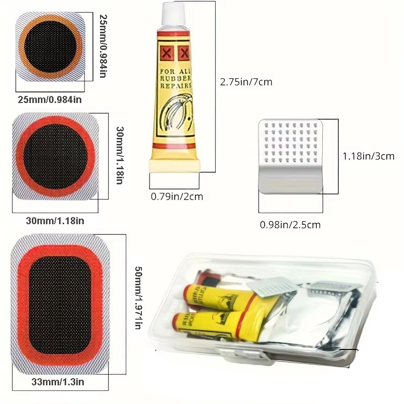 39-delige reparatieset voor fi - Bike Tube Repair Kit recensie en prijs