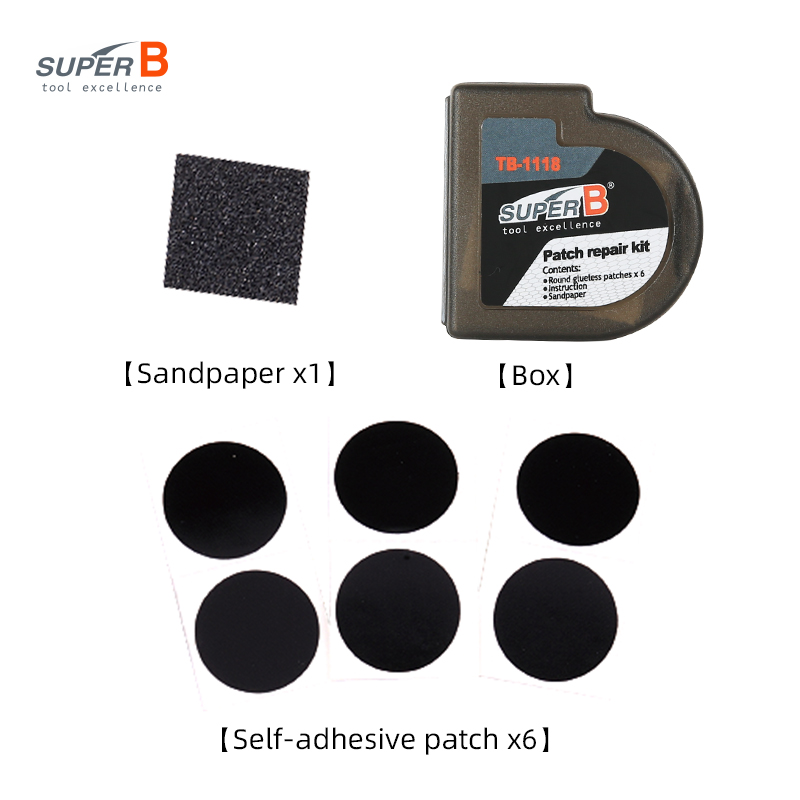 Super B Tb-1118 6 Stuks Fietsr - Bike Tube Repair Kit recensie en prijs