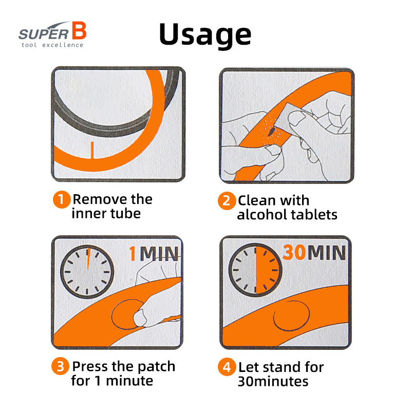 Super B Tb-1118 6 Stuks Fietsr - Bike Tube Repair Kit recensie en prijs