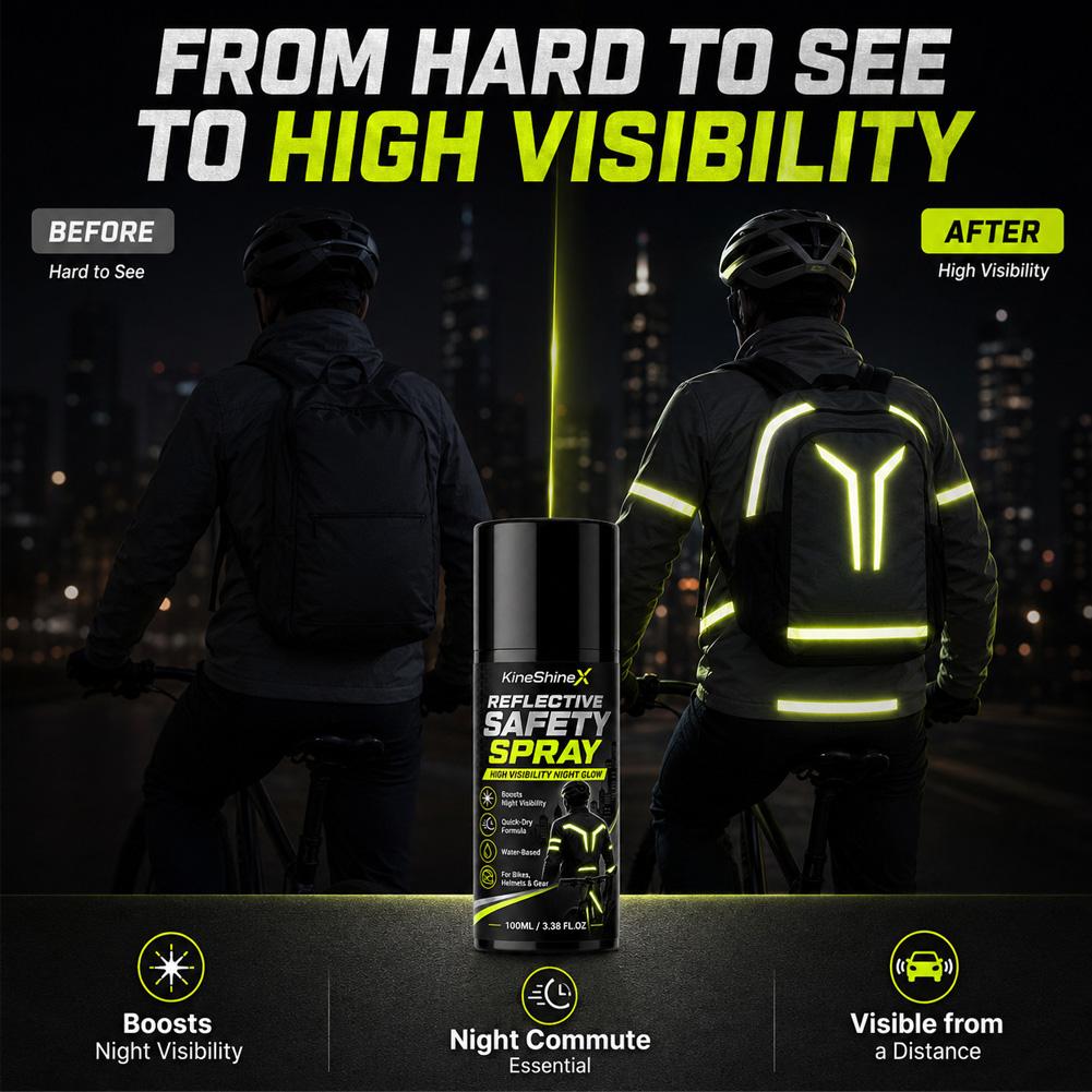 Reflecterende veiligheidsspray - Cycling Visibility Gear recensie en prijs