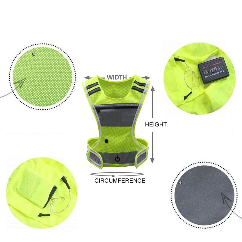 LED-verlichte sportkleding Mes - Cycling Visibility Gear recensie en prijs