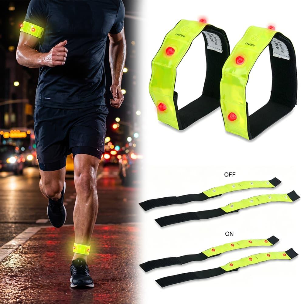 LED-reflecterende armband met  - Cycling Visibility Gear recensie en prijs