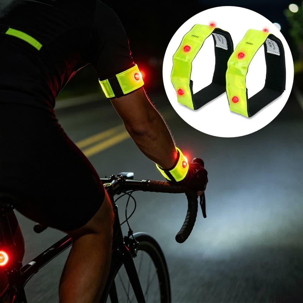 LED-reflecterende armband met  - Cycling Visibility Gear recensie en prijs