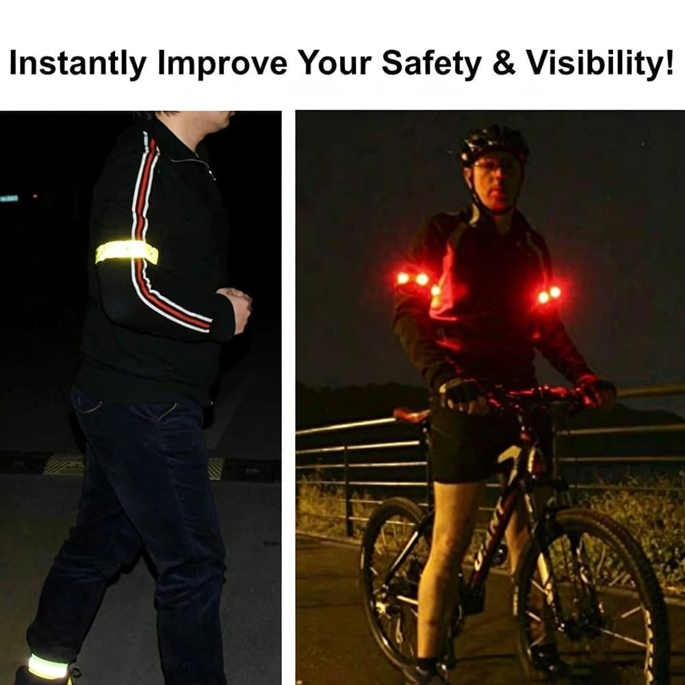 LED-reflecterende armband met  - Cycling Visibility Gear recensie en prijs