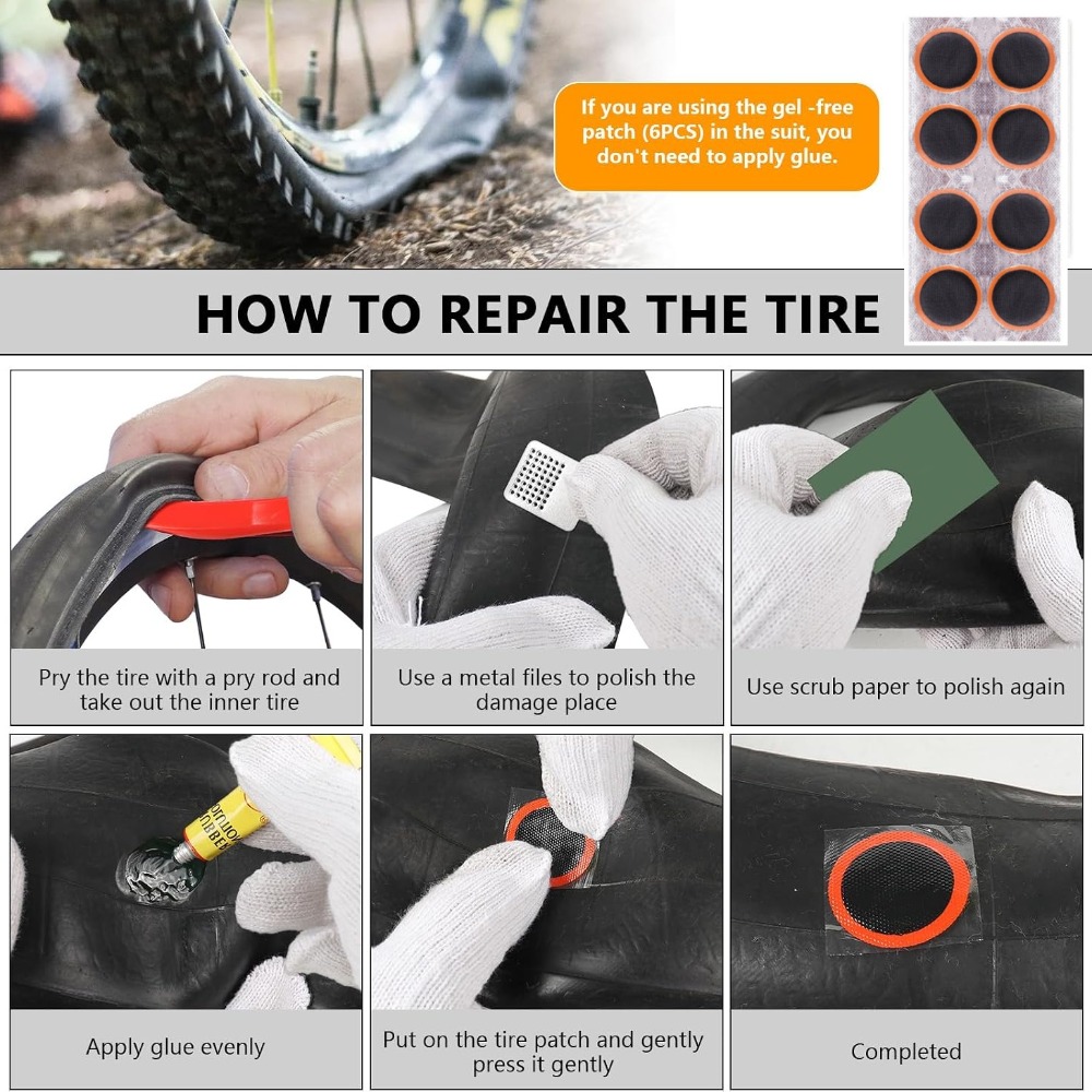 Fietsbandreparatieset, Fietsbi - Bike Tube Repair Kit recensie en prijs
